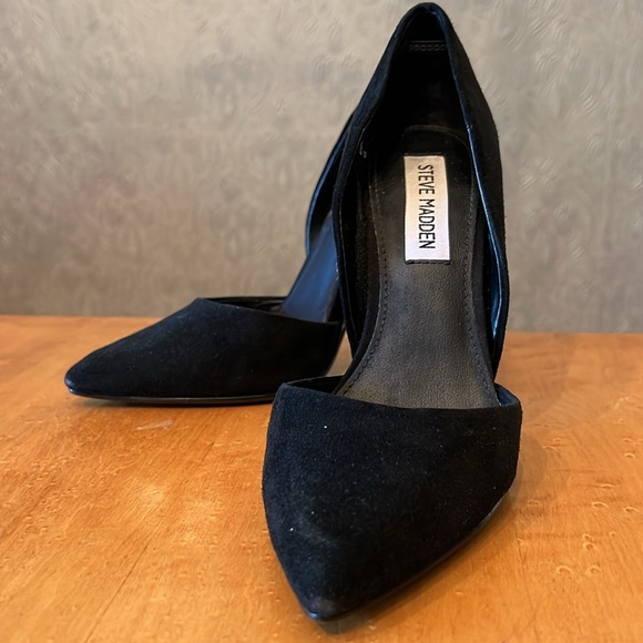 Steve Madden leather suede pump - Picture 2 of 3